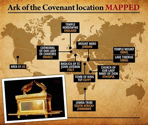 Ark of the Covenant FOUND? Secret location of Bible's 'END TIMES' gold crate MAPPED ARK of the ...