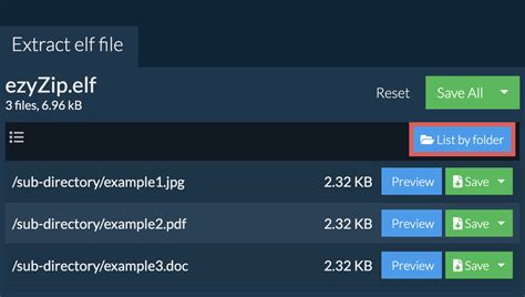 Extract ELF Files Online (No Registration Required!) - ezyZip