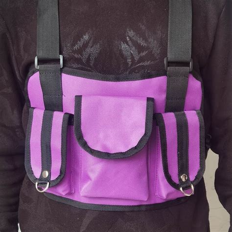 Functional Tactical Chest Bag For Men Fashion Bullet Hip Hop Vest Stre