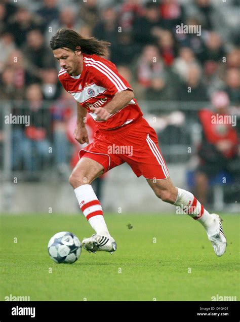 FC Bayern Munich player Martin Demichelis is shown in action during the ...