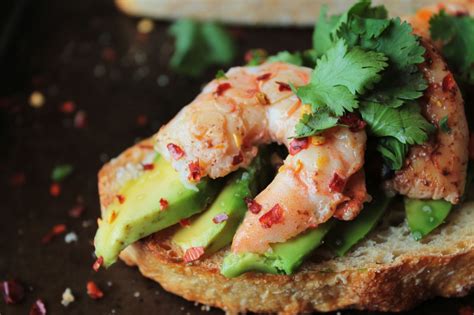 Food Nasty: Avocado Shrimp Toast