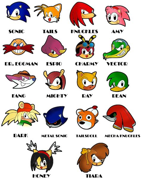 Sonic classic characters by sonictopfan on DeviantArt