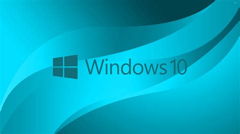 Windows 10 Blue Text Logo On Light Blue Wallpaper - Logo Windows 10 (#60814) - HD Wallpaper ...
