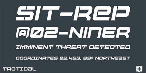 Tactical Font - All Free Fonts