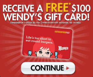 Free Gift Zone: Get Free Wendy's Gift Card