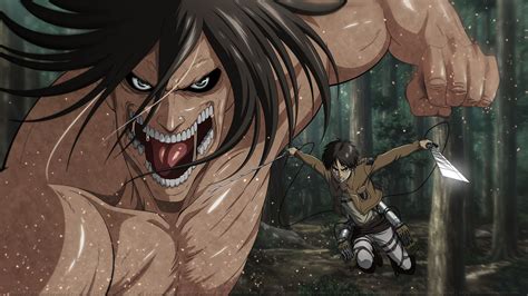 Shingeki no Kyojin - Eren and his Titan Fondo de pantalla HD | Fondo de Escritorio | 2560x1440