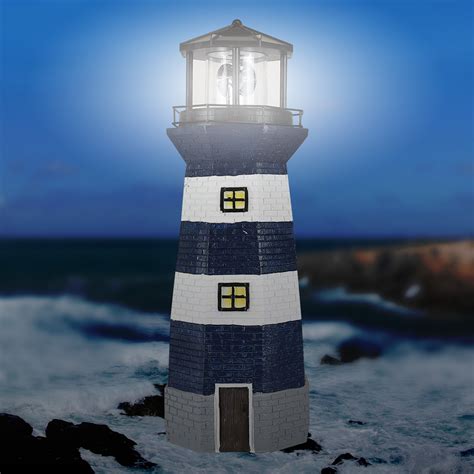 Solar Revolving LED Lighthouse