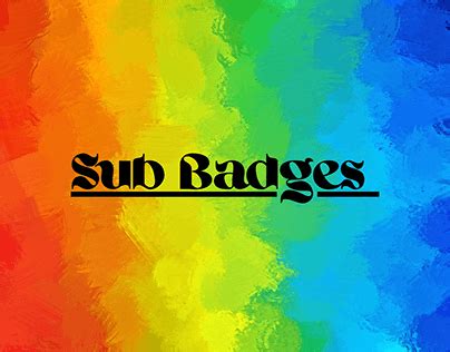 Sub Badges Character Emotes Projects :: Photos, videos, logos, illustrations and branding :: Behance