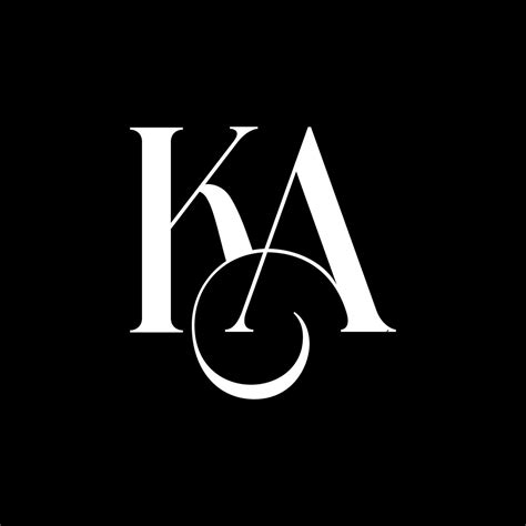 Initial Letter KA Logo Vector Free Vector Template 12159468 Vector Art ...