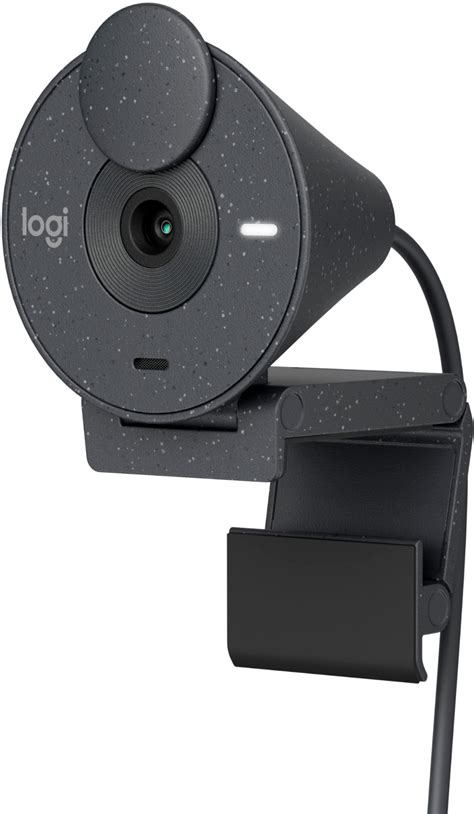 Logitech Brio 300 1920x1080p USB-C Webcam with Privacy Shutter Graphite ...