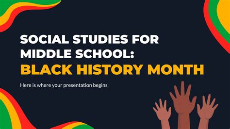 Free Google Slides & PPT Template for Black History Month