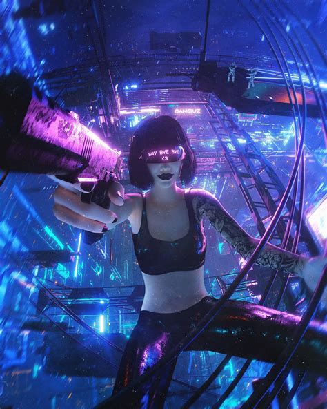 ArtStation - Explore | Cyberpunk girl, Dystopian art, Cyberpunk