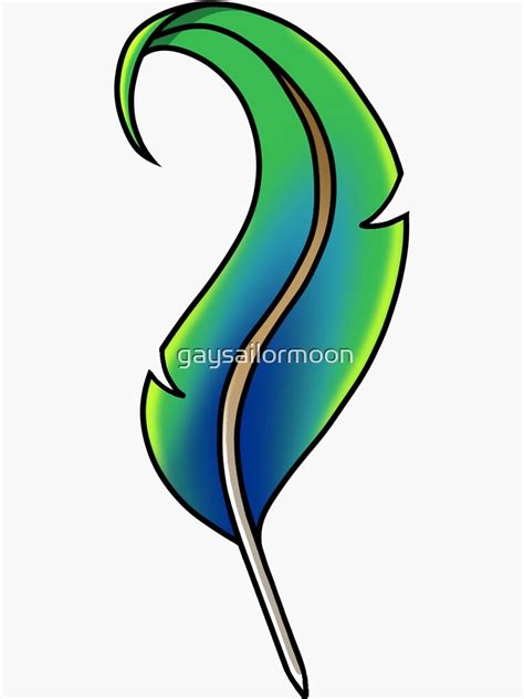 "Stardew Valley Duck Feather Sticker" Sticker for Sale by gaysailormoon | Redbubble