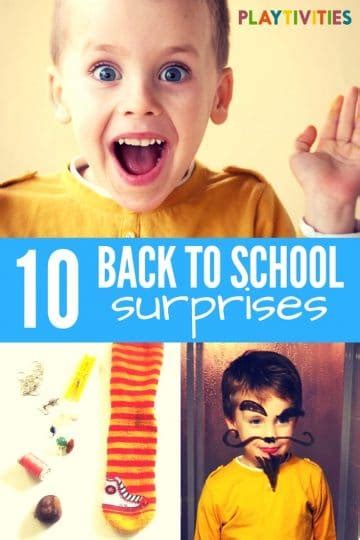10 Back To School Surprises For Kids Ideas - PLAYTIVITIES