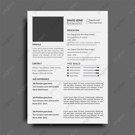 Cv Templates Free Download, Free Cv Template Word, One Page Resume Template, Cv Design Template ...