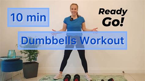 10 Minute Dumbbells Workout - YouTube