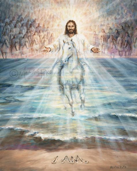 I Am Returns Jesus Christ Returning on a White Horse - Etsy