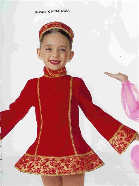 China-Doll-Red-Chinese-Christmas-Nutcracker-Dance-Costume | Dance costumes, Costumes, China dolls