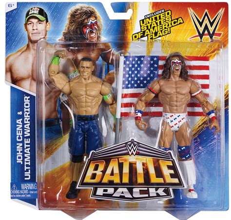 WWE Ultimate Warrior & John Cena - Battle Packs 31 Toy Wrestling Action Figures