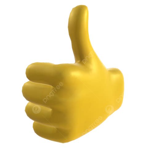 Social Media 3d Rendering Yellow Thumbs Up Like Emoji Icon, Like Emoji Icon, Like Icon, Thumbs ...