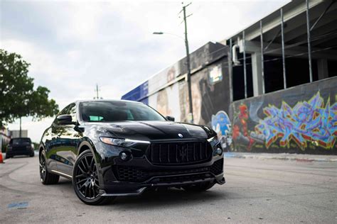 2017 Maserati Levante – Black | MVP Miami Exotic Rentals