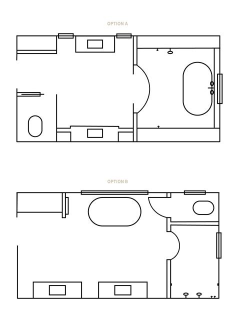 The Two Master Bathroom Layouts We're Trying to decide between - Chris Loves Julia