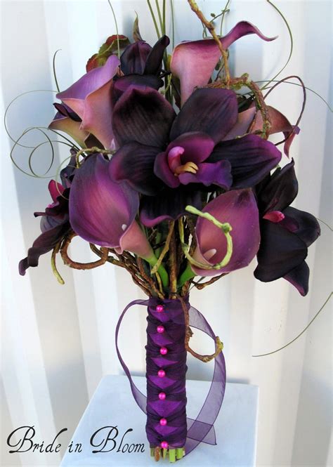 Wedding Bouquet Real Touch Calla Lily Bridal Bouquet - Etsy