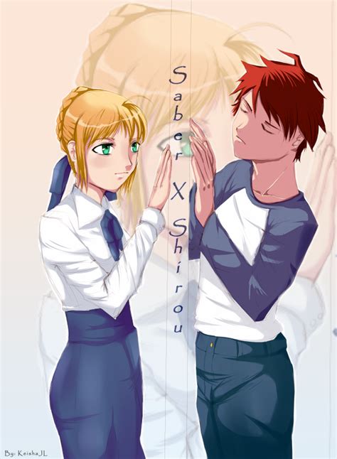 Saber And Shirou by keishajl on DeviantArt