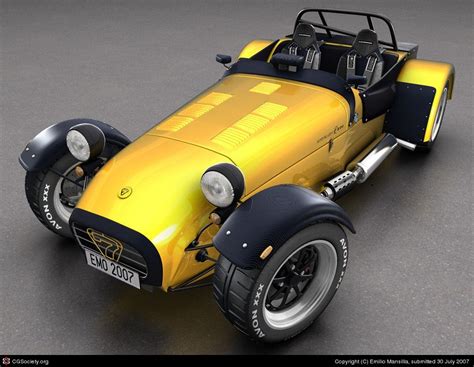 Caterham 7 Superlight R500 by Emo Emilio Mansilla | 3D | Caterham, Caterham cars, Lotus sports car