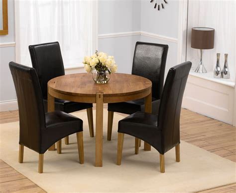 small round dining table set lovable round dining table JAXTWOL - | Oak ...