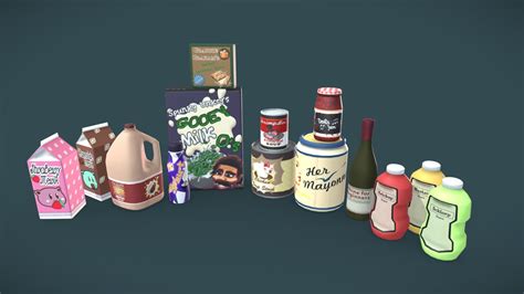 SAMW: Packaged Super Store Products - Download Free 3D model by Parthos ...