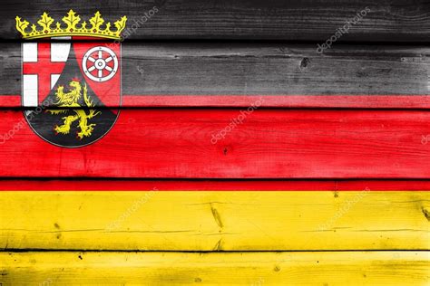 Flag of Rhineland-Palatinate, Germany — Stock Photo © PromesaStudio #121907380