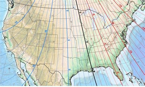 Magnetic Declination of the USA [743x450] : r/MapPorn