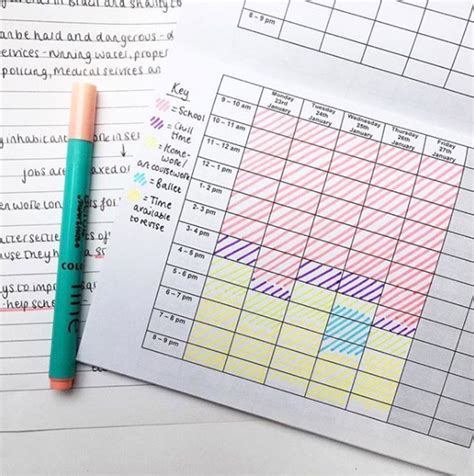 9 revision timetable templates that are pretty and practical | Revision timetable, Revision ...