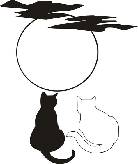 Cat tattoo, Black cat tattoos, Cat outline tattoo