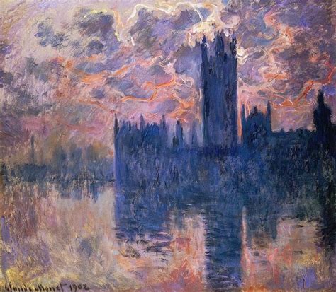 Art of the Day: Claude Monet, Houses of Parliament, Sunset