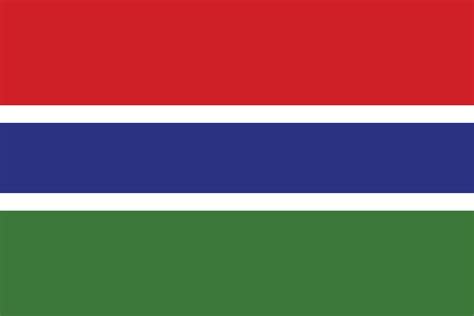 Flag of Gambia vector illustration 13427497 Vector Art at Vecteezy