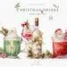 Christmas Drinks Clipart, Christmas Watercolor Clipart, Christmas Drinks, Christmas Cards ...