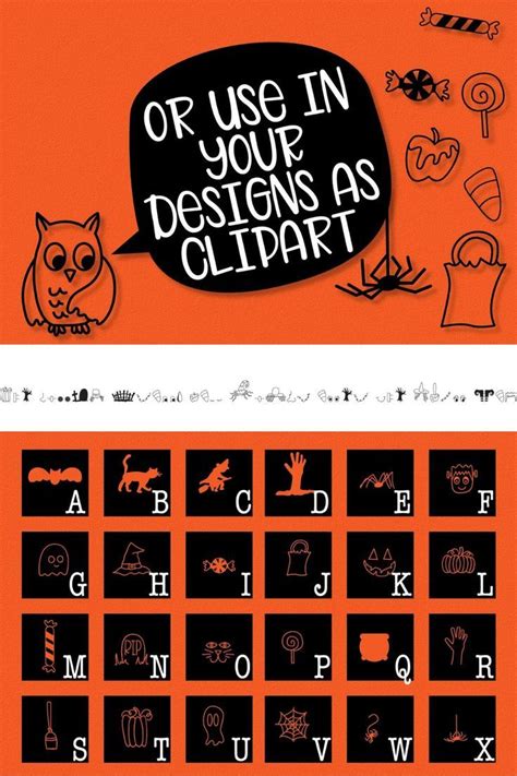 SpookySquad - Halloween Dingbat Font | Halloween fonts, Dingbat fonts ...