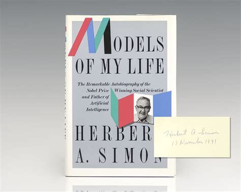 Models of My Life Herbert Simon First Edition Signed Rare Book