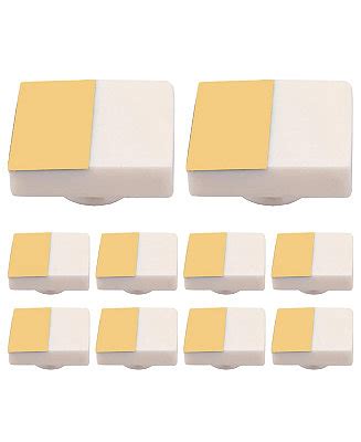 Allentown 1-1/2 in. White Square Cabinet Knob (Pack of 10) - Macy's