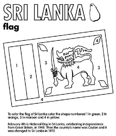 sri lanka free printables | Sri Lanka Coloring Page | crayola.com ...