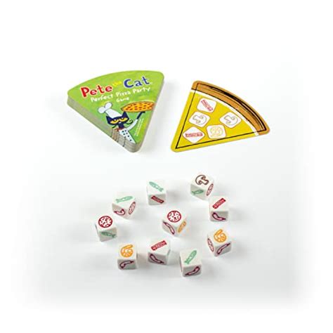 Pete The Cat Perfect Pizza Party Dice Game from Briarpatch, A Dice ...