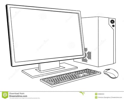 Computer Sketch, Computer Drawing, Computer Desktop, Computer Screen ...