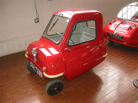 The Peel P50- the smallest car ever to go into production capable of seating "one adult & a ...