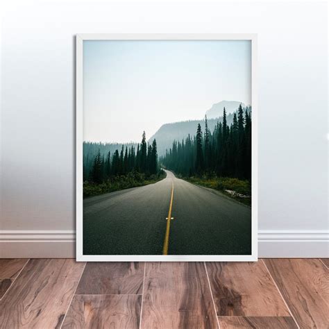 Mountain Road Print Forest Road Photography Print Mountain - Etsy