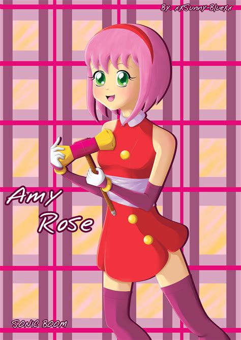 Sonic boom Amy Rose as human by xXSunny-BlueXx on DeviantArt