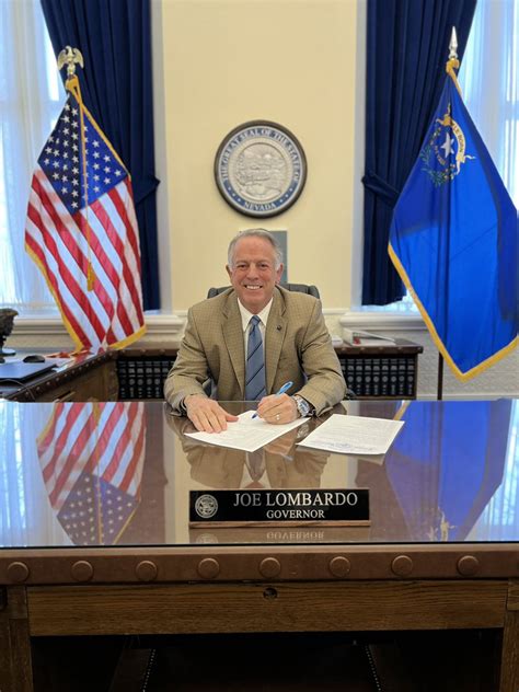 Governor Joe Lombardo on Twitter: "Today, I signed my first 2 executive ...