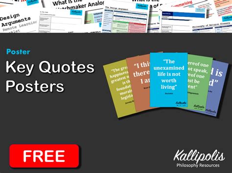 FREE Philosophy Quotes - Poster & Display | Teaching Resources