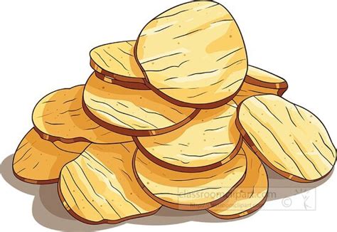 Food Clipart-potato chips clip art